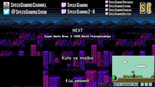 Super Mario Bros. 3 100% World Championships. Kuto vs maiba. !smb3 for info