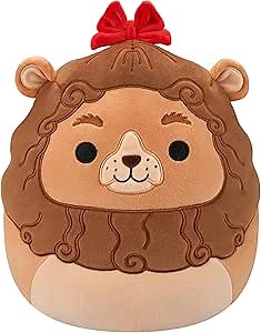 Squishmallows Original “The Wizard of Oz” 10-Inch The Cowardly Lion Plush - Ultrasoft Official Jazwares Plush (Medium-Sized)