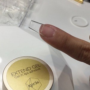 1.5K views · 224 reactions | This demo video shows you how to apply Gel-X on yourself using LED lamp! The world's FASTEST Gel Extension system  10 finger extension in just 10 minutes! Gel-X AVAILABLE NOW! link in bio. Shop at APRESNAIL.COM! ..... ...... #nails #nailsofinstagram #nailstagram #nailsalon #nailsart #nails2inspire #nailswag #nailsoftheday #nailsdid #naildesign #nailporn #crystal #nailtutorial #makeuptutorial #videotutorial @apresnailofficial | Aprés Nail | Facebook