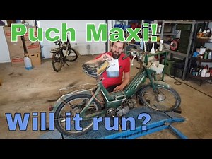 A "Barn find" Puch Maxi: WILL IT RUN? part 1
