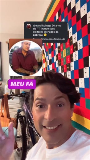 Francis Trout on Instagram: "Alienado sem cloroquina! Kk #esquerda #direita #lula2026 #deboche"