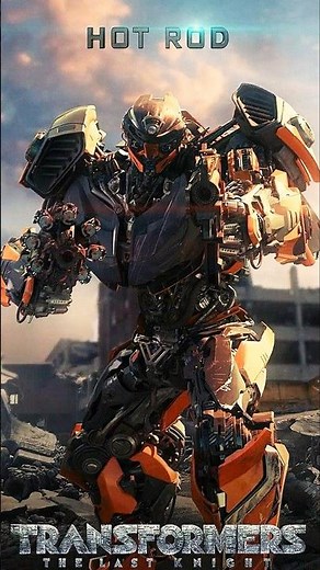 HOT ROD CHARACTER ON TRANSFORMERS : THE LAST KNIGHT #transformers #autobots