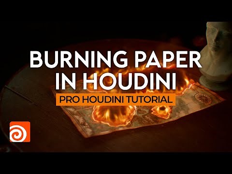 Burning Paper Tutorial Using Houdini & Karma