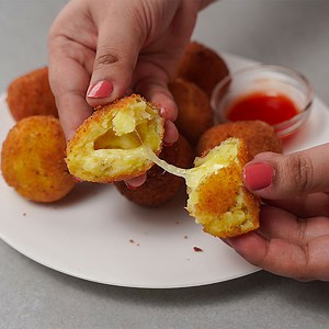 Potato Cheese Balls | Crispy Cheese Ball | Cheesy Potato Ball Recipe | Yummy Recipes