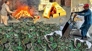 Process of Recover Pure 24K Gold From PC Electronic Scrap | Amazing Technology