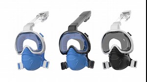 Full Face Snorkel Mask: bedee Swiming Snorkeling Diving Mask with Upgraded Dry Top Breathing System with Camera Mount, Safe Breath Anti-Fog Anti-Leak Design Snorkeling Gear for Adults (S/M)