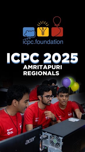 Amrita Vishwa Vidyapeetham, Coimbatore on Instagram: "Witness the intensity, focus, and brilliance of young problem-solvers at the International Collegiate Programming Contest (ICPC) Asia West Regionals, hosted at the Coimbatore campus. Often described as the Olympics of Collegiate Programming, ICPC is the world’s most prestigious competitive programming contest, with 50,000+ students from 3,000+ universities across 100+ countries participating every year across six continents. The ICPC Asia Wes