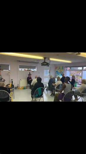 Halloween chair based exercise last week with Nikki 🤩 Our wellbeing hub, in partnership with Garden House Hospice Care runs every Thursday 10.30am - 12.30pm at Stoneyhall Community Centre Get in touch for more info 💜 | Stoneyhall Community Centre