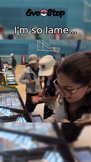 I’m so lame…#evostop #pokemoncards #pokemontcg #cardshow #vending #pokemon | EvoStop