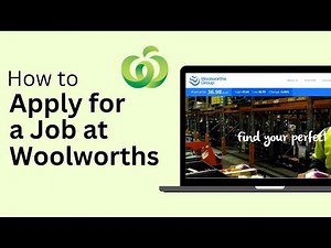 How To Apply For A Job At Woolworths !