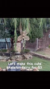 1.4K views · 12 reactions | Transform Your Halloween Decor with a Skeleton Fairy! ✨領Get ready to spook and sparkle this Halloween with our DIY Skeleton Fairy made entirely from Dollar Tree finds! 栗‍♀️ Watch as we turn simple decor into a magical, eerie masterpiece. Perfect for adding a unique twist to your Halloween setup! . #HalloweenDIY #SkeletonFairy #dollartree #SpookySeason #CraftingMagic #budgetfriendlydecor #never_done_diy | Never_done_DIY | Facebook