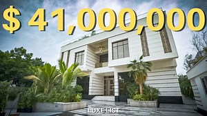 Touring a $41,000,000 Million Magnificent Gold Mansion in Dubai - Luxury Mansion Tour