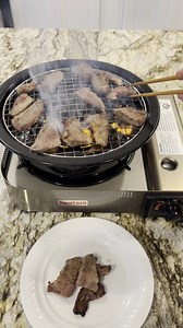 Iwatani USA on Instagram: "BBQ with Iwatani 35FW butane grill! Cook indoor or outdoor with 15,000 BTU using this portable butane stove. #bbq #japanesefood #yakiniku #butane #grilling #homecooking #iwatani #35fw"