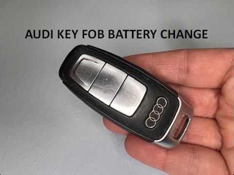 Audi A5 A6 A7 Key Fob Battery Replacement