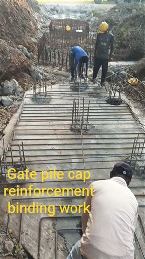 pile cap reinforcement #construction #civil