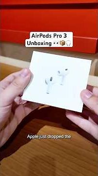 AirPods Pro 3 Unboxing – what’s new & what’s better 👀📦🎧 #airpodspro3