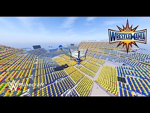 WWE: Minecraft [WrestleMania 33 (With Crowd)] + (Download Link /PC/MCPE)