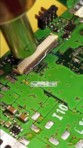 quick way remove smd fpc connector 40 pins