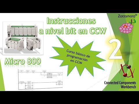 Curso Programación PLC Micro800 Allen Bradley Tema 2, Instrucciones básicas a nivel bit.