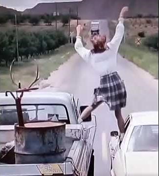 Lori Singer's character Car Surfing! Footloose (1984) #shorts #drama