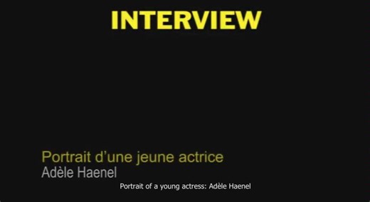 Adele Haenel短发精致访谈