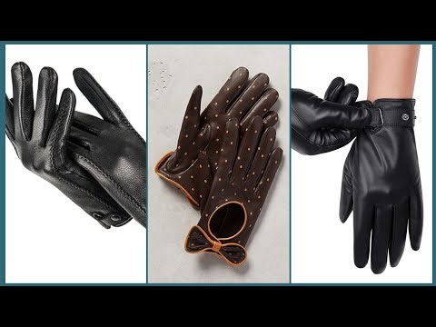 Latest elegant leather gloves ideas #leatherdesign