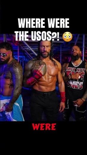 WHERE WERE THE USOS?! Roman Reigns Got CHOKED OUT 😳 #wwe #romanreigns #wweraw