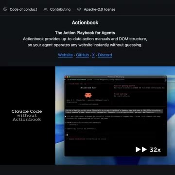 Claude Code burned through $47 in tokens on one web scraper 🤯 The fix took 2 minutes. Here's what was happening: Claude Code parsed the entire HTML page. Guessed selectors. Got them wrong. Retried. Hallucinated. Burned more tokens. Finally worked... until the site updated. Then it broke again. This is the hidden tax on every AI web scraper. One MCP server changed everything. Meet Actionbook. Instead of dumping raw HTML into the LLM, agents get action manuals: • Verified DOM selectors • Step-by-