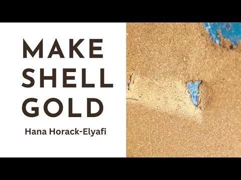 How to Make Shell Gold | 24ct Gold Paint Made of Gold Leaf