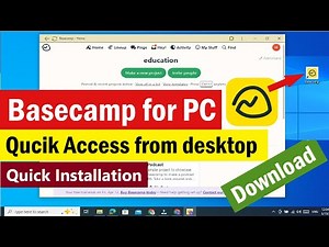 Basecamp download for pc | How to Install Basecamp shortcut to desktop | Basecamp desktop web App