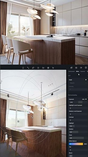 D5 Render - Full Lighting Setup