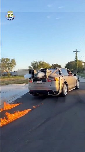 Tesla model x modified into a real James bond car of 2026 Modified with Real-Life James Bond Gadgets