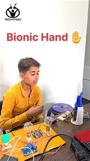 Bionic Hand Project Using Arduino | Tech hyaku #bionichand #techhyaku #robot #stem #stemlearning
