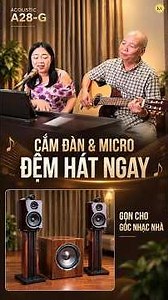 A28-G Speaker: Plug In Your Guitar and Mic to Start Singing