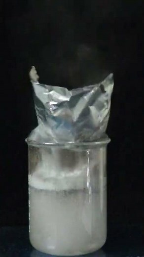 Reaction of Aluminum and Hydrochloric acid (concentrated)