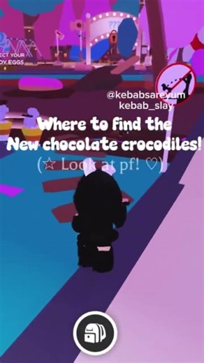 Where to locate the new chocolate crocodiles in the new adopt me update! #adoptme #newupdate