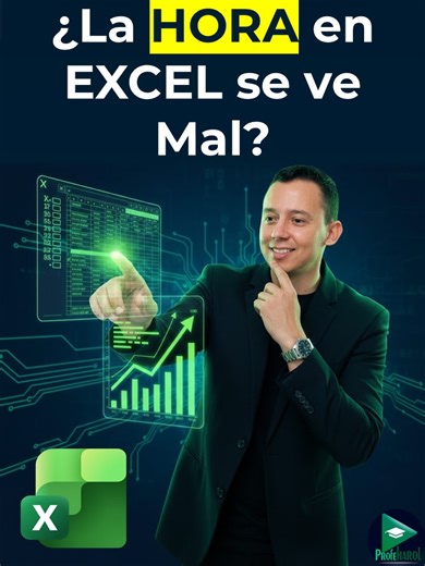 ¿El Tiempo en Excel se ve Mal? Si al exportar un archivo CSV tus horas se ven como