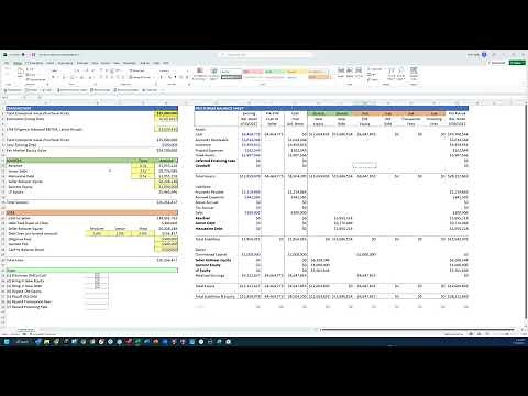 How to Model the Pro Forma Balance Sheet