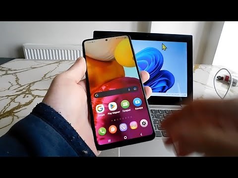 How to turn on samsung A71 without power button