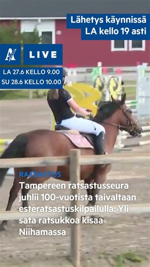 Niihamassa kisataan yli sadan ratsukon voimin #aamulehti