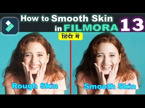 Filmora 13 | how to convert rough skin to smooth skin | skin retouching | Beauty Effect in Filmora
