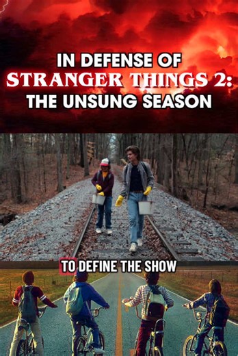 Clips from my feature length video essay “IN DEFENSE OF STRANGER THINGS 2: THE UNSUNG SEASON” - You can watch it on YouTube! 🖤🎬 S2 has always been my favorite, but it’s extremely underrated, overlooked and taken for granted by many. This one is for all of my fellow Season 2 fans out there! 🫡 I hope you enjoy my analysis/review. Can’t wait to see S2’s impact on ST5! #strangerthings #strangerthings2 #st2 #strangerthingsedit #strangerthings5