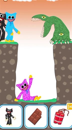 Huggy Story 😱 Funny Horror Game Moments #Shorts 💙