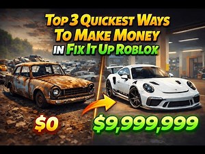 FASTEST Ways to Make Money In Fix It Up Roblox!