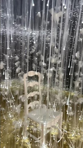 Immersive Installation Art with Myriad Strings by Chiharu Shiota at NYC Chelsea Gallery Templon