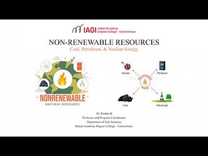 The Science of Finite Resources: A Lecture on Non-Renewable Energy with Dr. Pushpa K | IADC-A