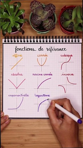 🔥les #fonctions de référence à connaître #maths