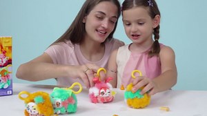 Klever Kits DIY Plush Keychain Making Craft, DIY Arts & Craft Set with 3 Models, Create Your Own Stuffed Keychain for Boys and Girls Ages 6 7 8 9