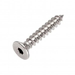Flat Head Self Tapping Screws - Stainless Steel 304 Countersunk Self Drilling Hexagon Socket Wood Screws M3 M4 M5 M6