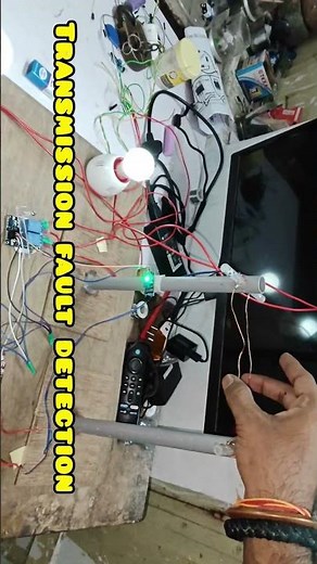 Line fault detection and fire detection using simple circuit with relay